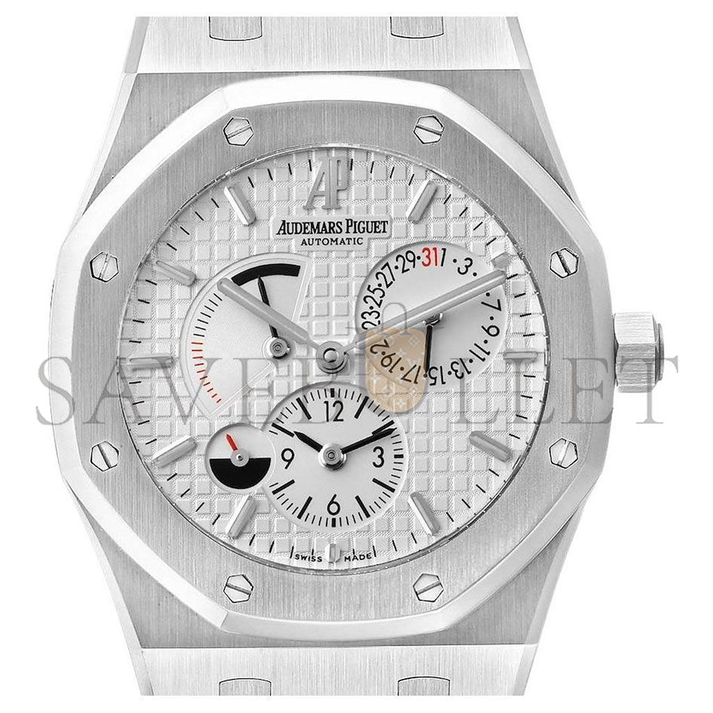 audemars P*g*et royal oak dual time power reserve watch 26120st.oo.1220st.01